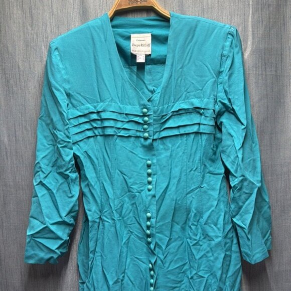 Vintage Joseph Ribkoff button up dress size 12 - Picture 2 of 8